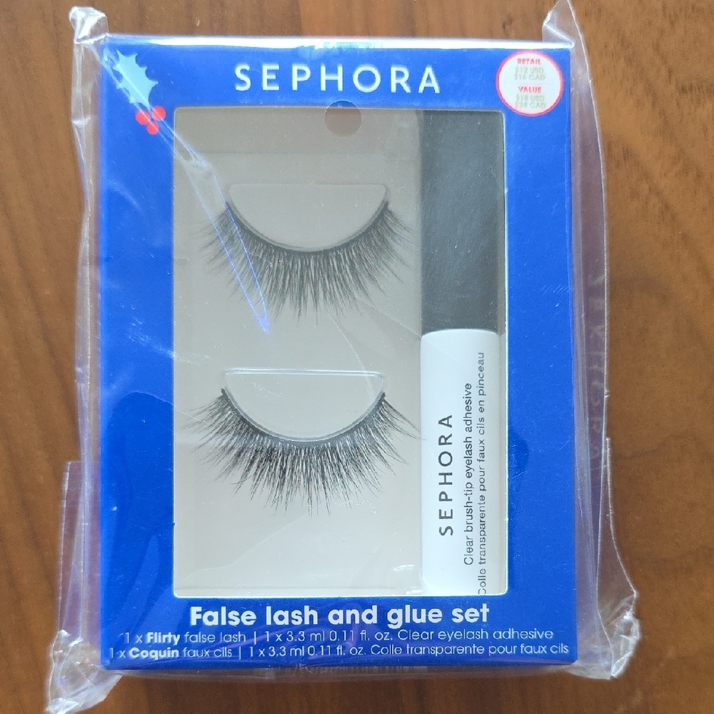 Sephora Flirty False Lash Set with Clear Adhesive